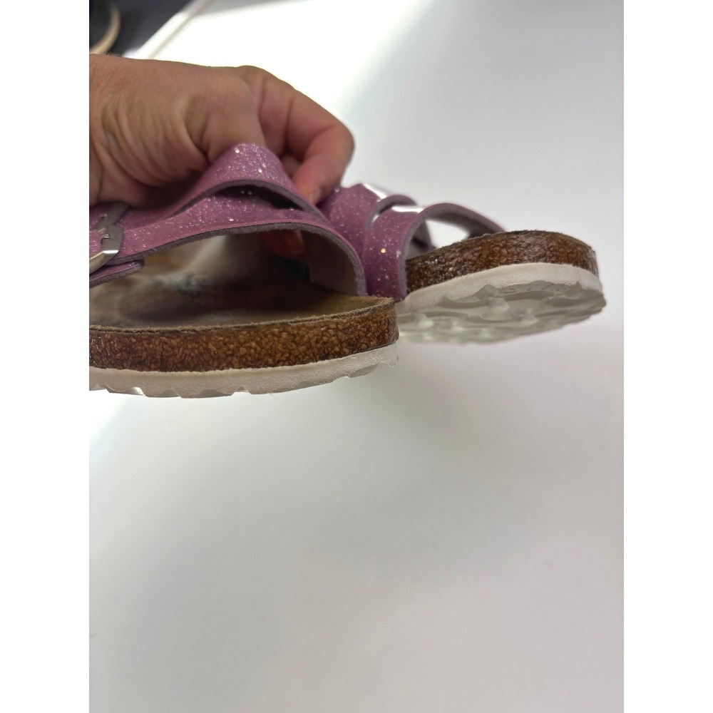 Birkenstock Franca Sandals Pink Glitter Women 39 Cosmic Sparkle Orchid Strappy - Picture 8 of 9